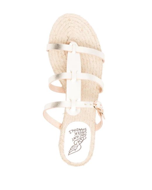 Castaner White Milos Flat Sandals