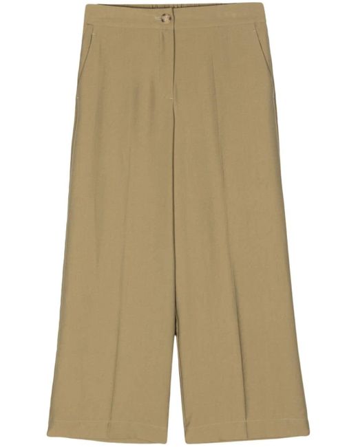 PS by Paul Smith Natural Palazzohose mit Bügelfalten