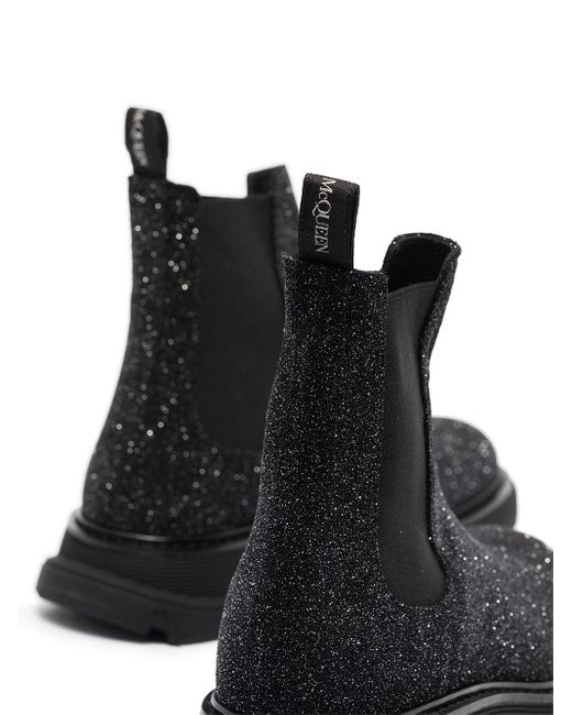 メンズ Alexander McQueen Galaxy チェルシーブーツ ブラック | Lyst