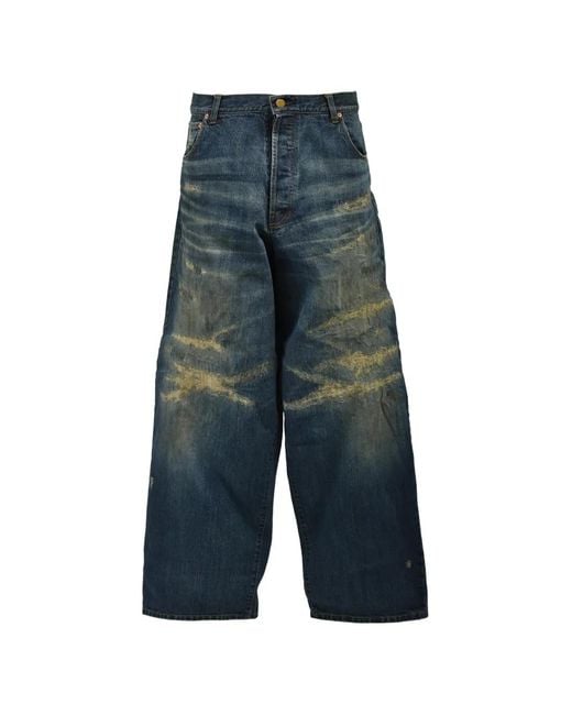 KAMIYA Jeans Met Knoopsluiting in het Blue voor heren