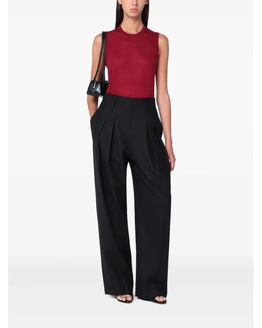 6397 Red Sleeveless Top