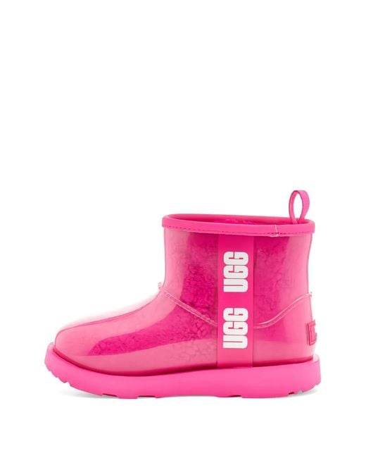 Bottes Classic Clear Mini Ii Ugg en coloris Pink