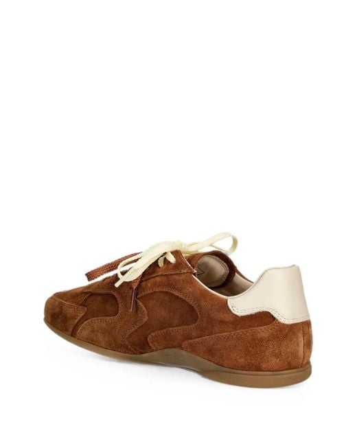 Gant Brown Baskets Sperly En Daim