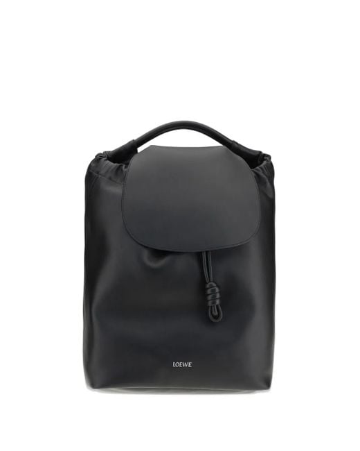 Loewe Black Flamenco Backpack for men