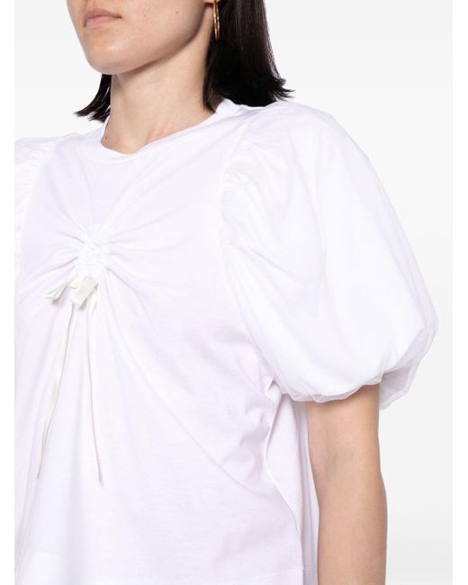 Blusa con decorazione di Simone Rocha in White