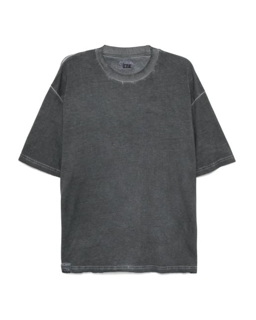 Izzue Gray Short-Sleeved T-Shirt for men