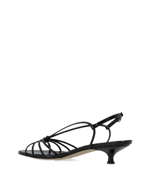 Aeyde White Amara Sandals