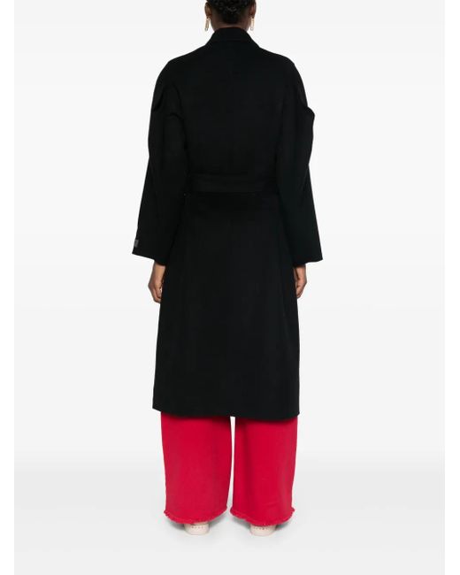 KENZO Black Double-Breasted Coat