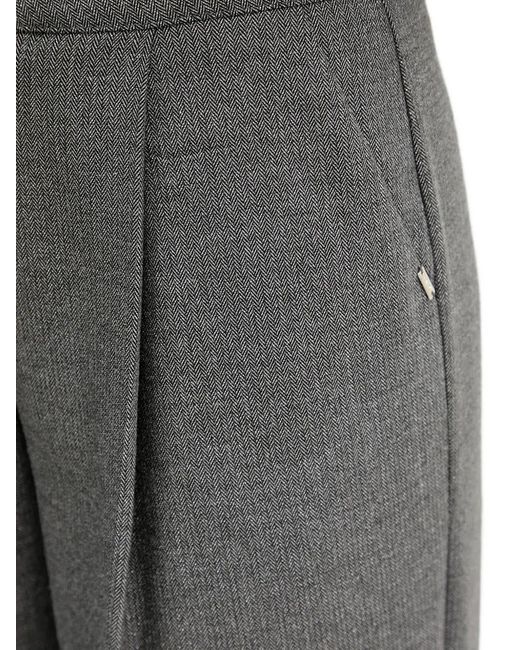 GAUDI Gray Pleated Trousers