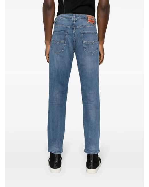 DIESEL Blue Larkee-Beex Tapered Jeans for men