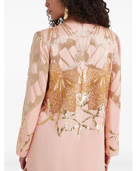 Temperley London Pink Inez Coat