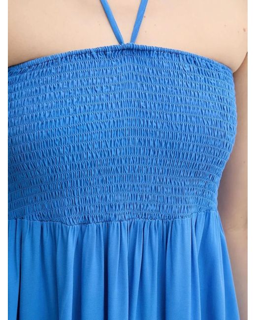 Gestuz Blue Halterneck Maxi Dress