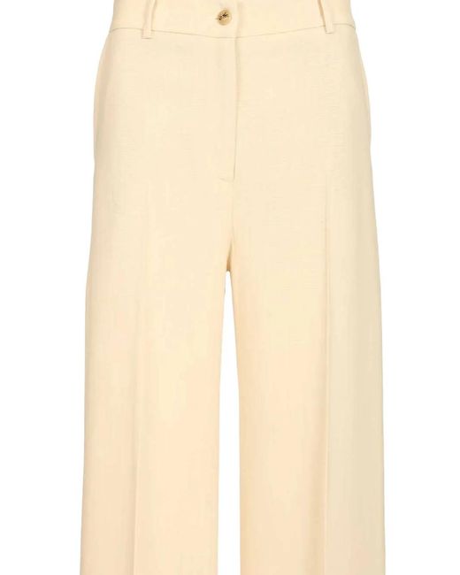 Etro White Wide-Leg Trousers