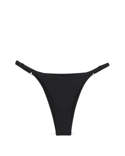 Bondi Born Black Presley Adjustable-Strap Bikini Bottoms