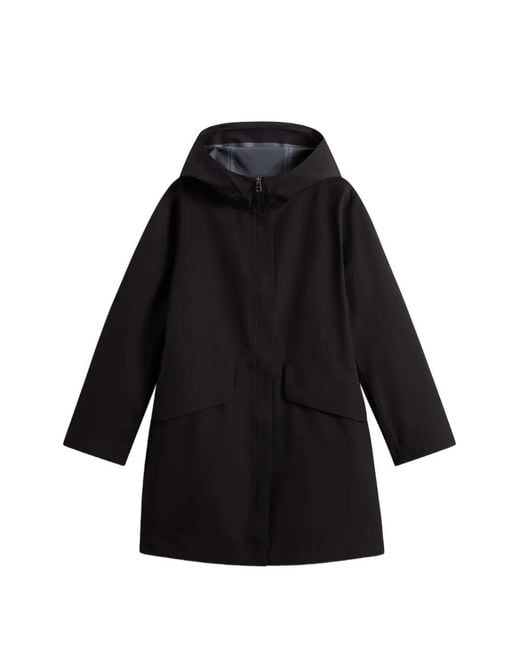 Parka Con Capucha Woolrich de color Black