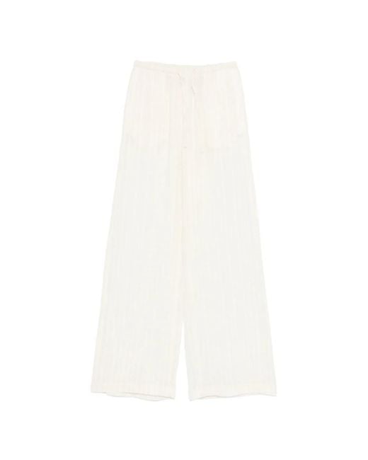 Séfr White Daphne Palazzo Pants