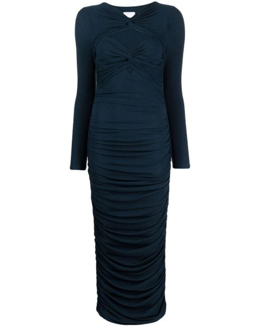Acler Blue Redland Kleid mit Cut-Outs