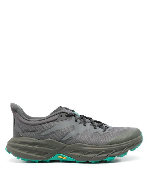 Hoka One One Gray Speedgoat 5 Lace-Up Sneakers