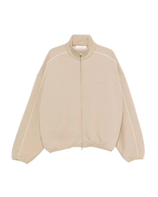 Fear Of God Natural Zip-Up Track-Detail Sweatshirt for men