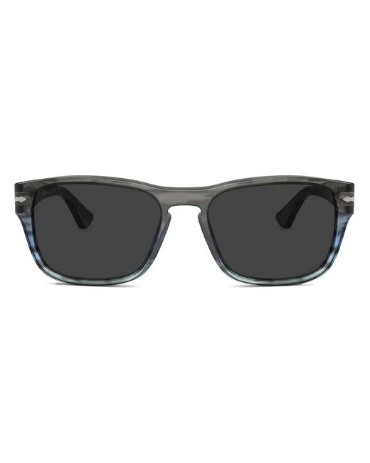 Persol Black Square-Frame Sunglasses