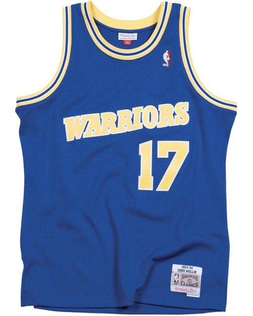 Mitchell & Ness Blue Nba Swingman "Warriors Road 93-94 Mullin" Jersey for men