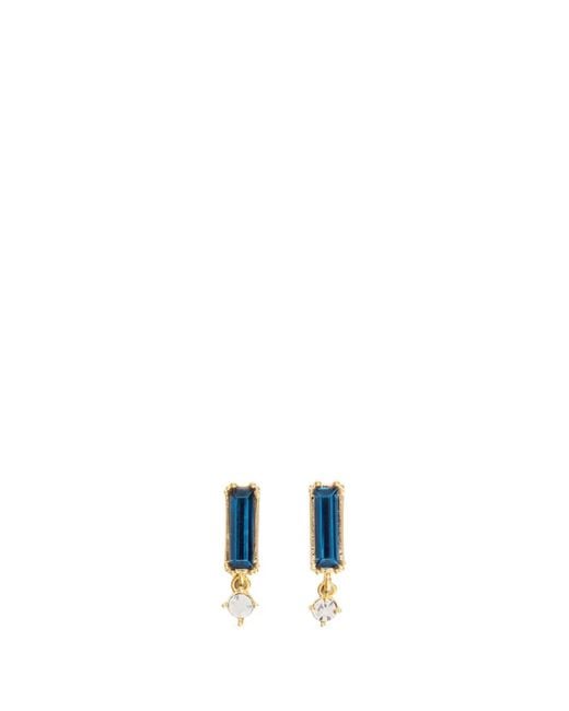 Jil Sander Metallic Crystal-Embellished Handcrafted Earrings