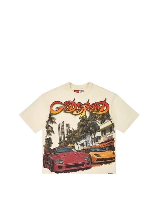 Godspeed White South Beach Drive Miami Superrun T-Shirt for men