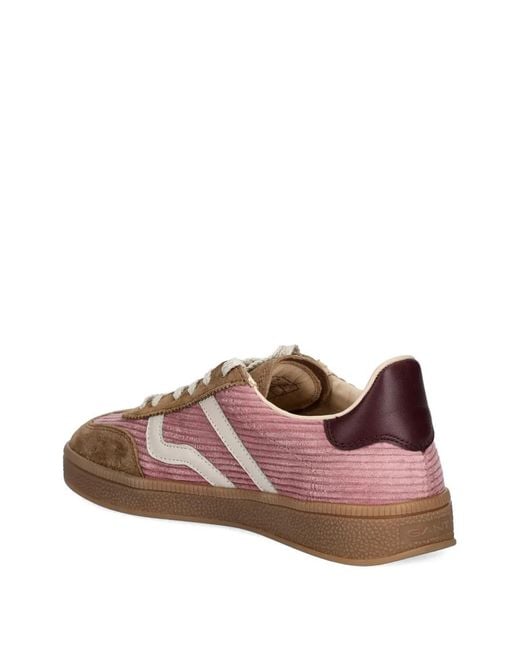 Gant Brown Cuzima Corduroy Sneakers