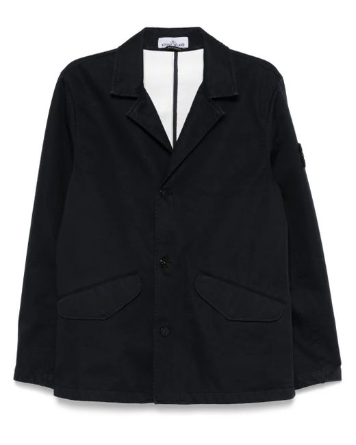 Stone Island Black Jackets for men
