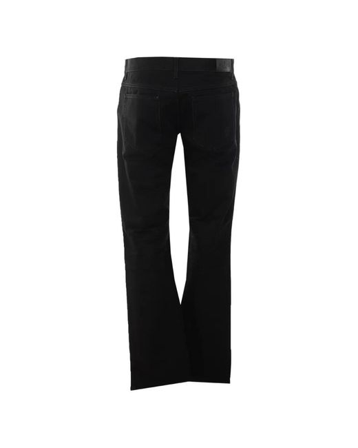 Gucci Black Logo-Patch Jeans for men
