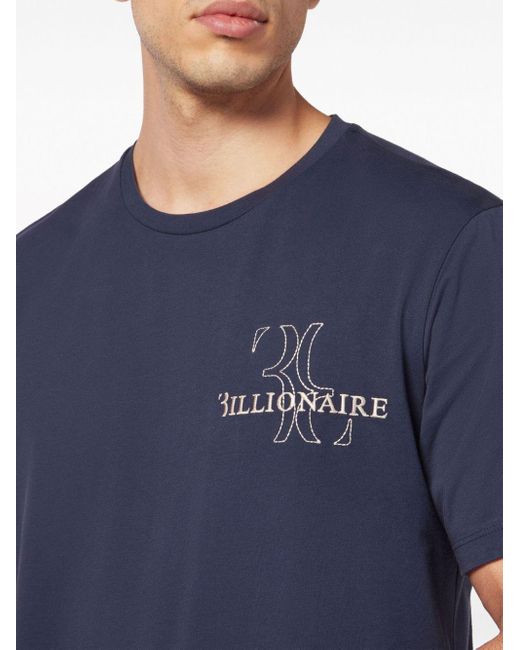 "T-shirt Round Neck SS" di Billionaire in Blue da Uomo