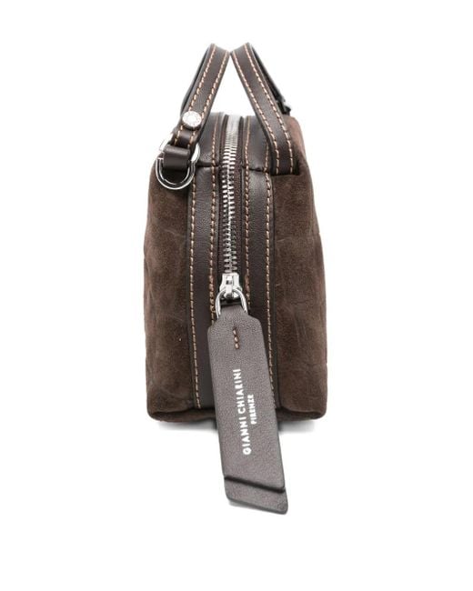 Gianni Chiarini Brown Alifa Tote Bag Mit Kroko-Print