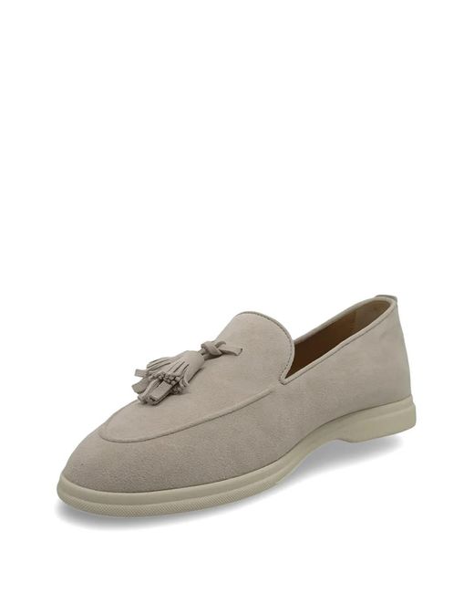 Henderson Gray Tassel-Detail Loafers