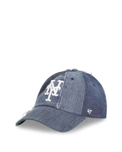 Dolce & Gabbana Blue X '47 New York Mets Denim Patchwork Baseball Cap