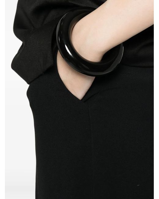 Via Masini 80 Black Pocket Trousers