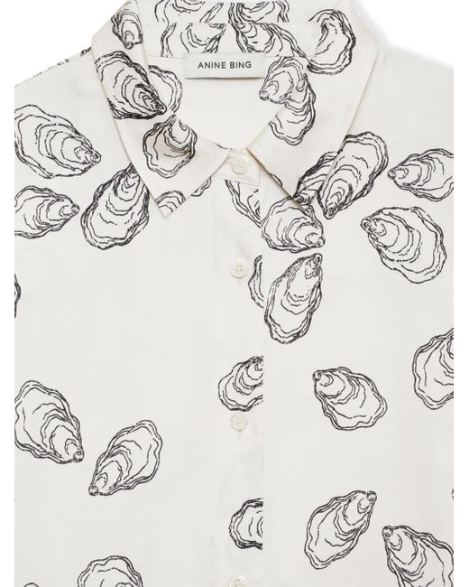Anine Bing Avalon シャツ White