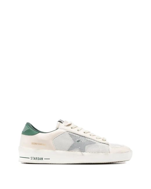 Golden Goose Deluxe Brand White Stardan Sneakers for men