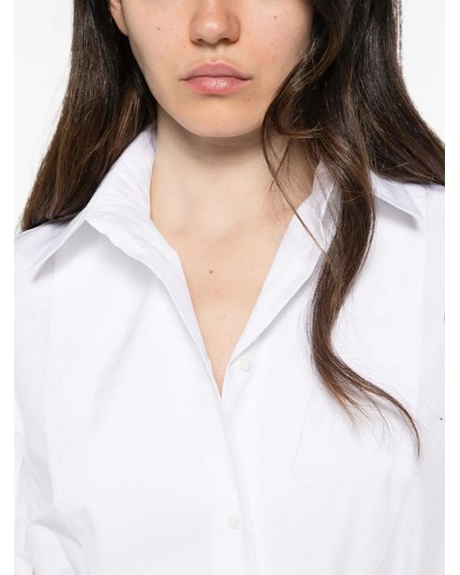 Jacquemus Citta Button-Down Overhemd in het White