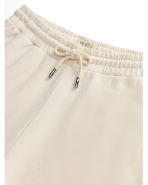 Woolrich Natural Lightweight Drawstring Track Pants
