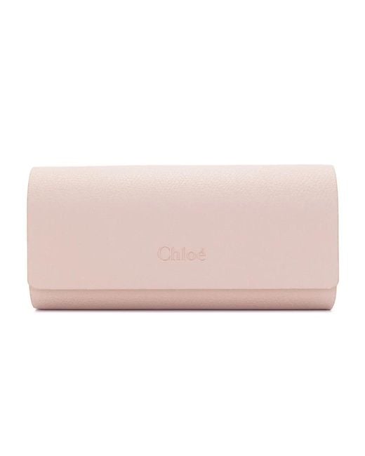 Chloé Pink Olivia Round-frame Sunglasses - Women's - Acetate