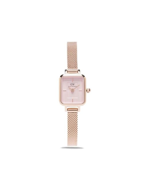 Daniel Wellington Pink Quadro Mini 19Mm