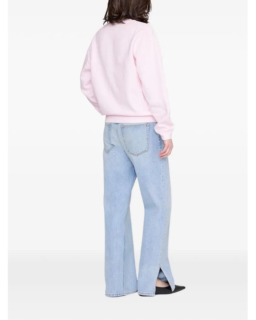 Anine Bing Pink Spencer Sweatshirt