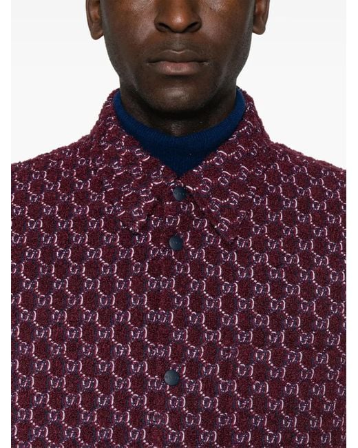 Gucci Purple Light Jackets for men