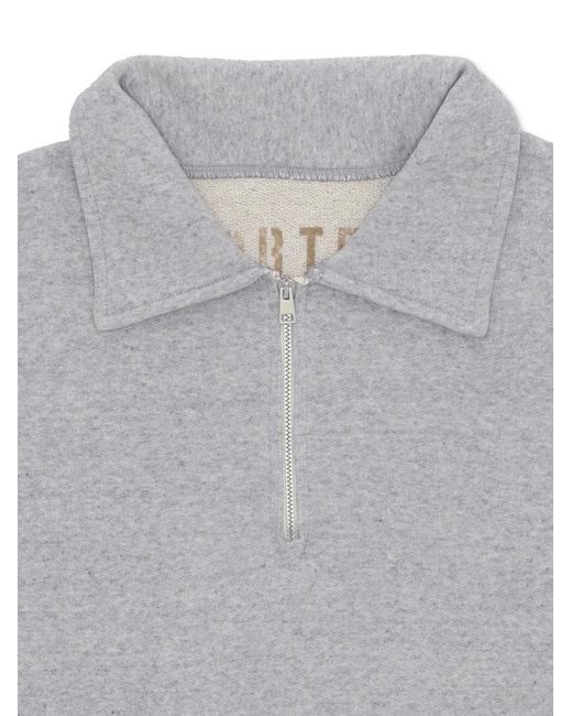 Fortela Gray Idaho Long-Sleeves Polo Shirt for men
