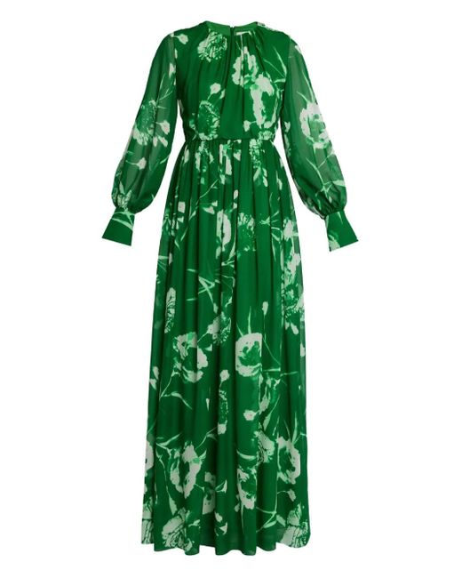 Robe À Manches Longues Erdem en coloris Green