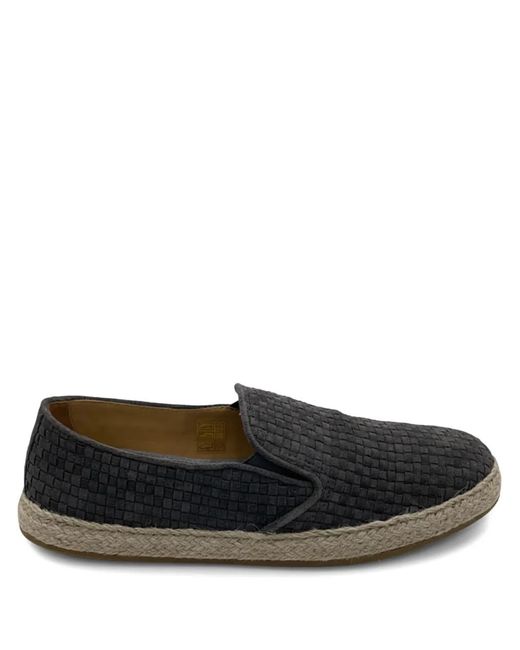 メンズ Brunello Cucinelli エスパドリーユ ローファー Black