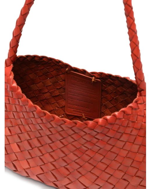 Dragon Diffusion Rosanna Woven Braided Tote Bag in Red | Lyst