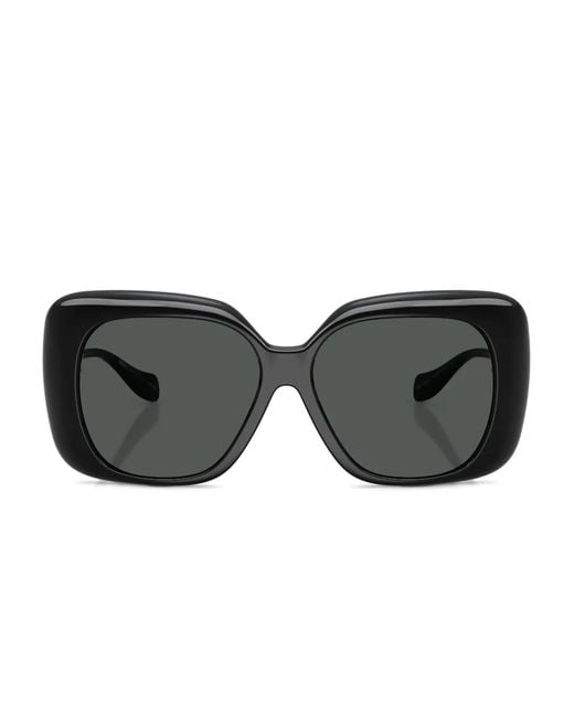 Versace Black Medusa Square-Frame Sunglasses