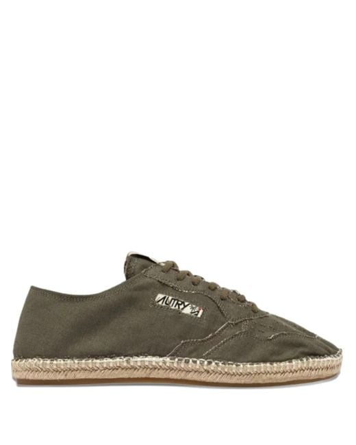 Autry Green Espadrillas Low Canvas/Canvas for men