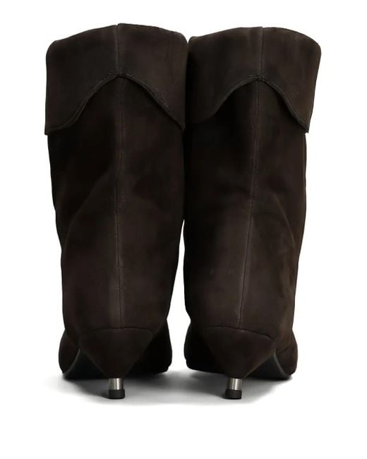 GISÉL MOIRÉ Black Miriam Boots